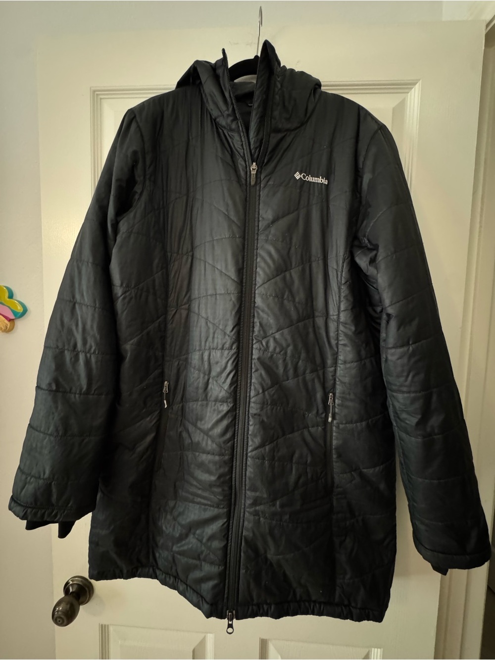 Columbia Mighty Light Women’s Hooded Jacket in Black Size XL